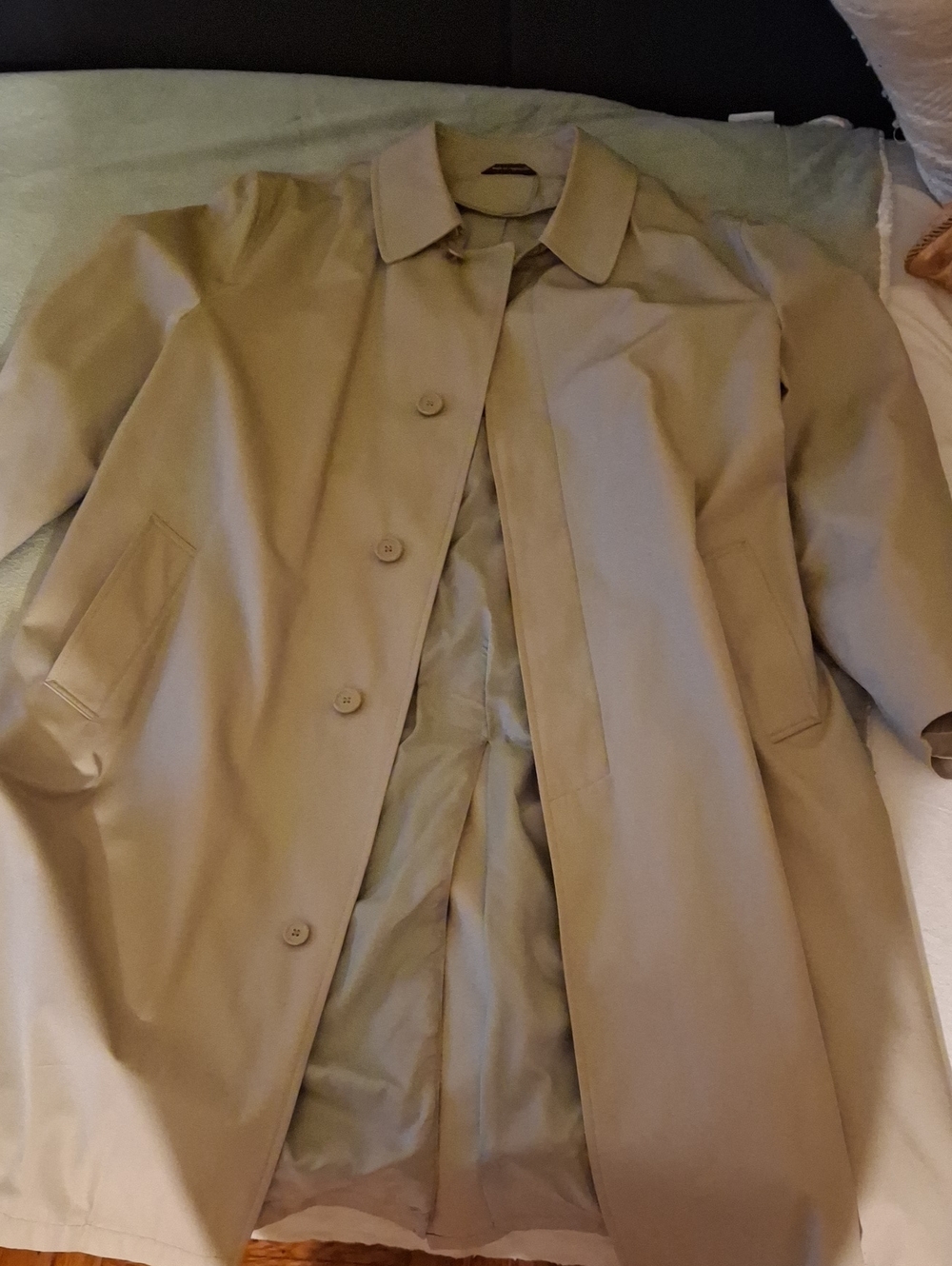 Men's Classic Beige Trench Coat